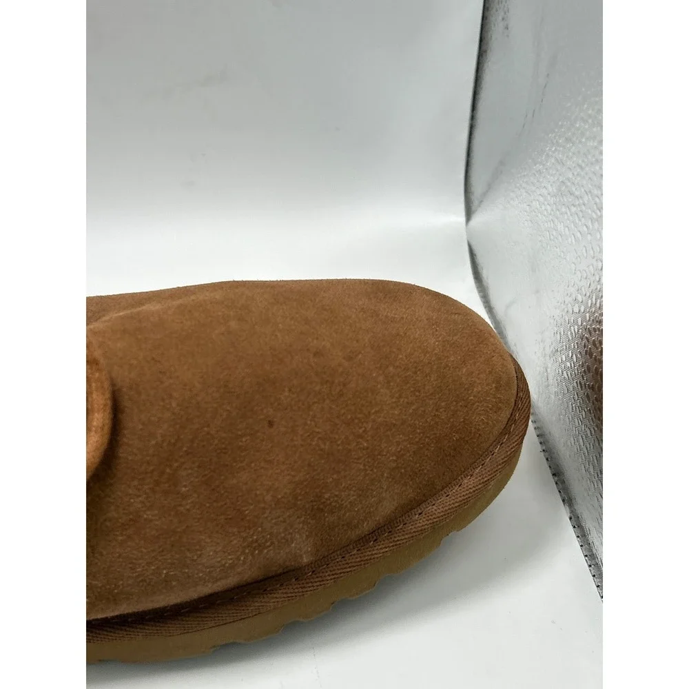 UGG Neumel Chukka Boots Mens Size 12 Chestnut Suede Shearling Lined Shoes